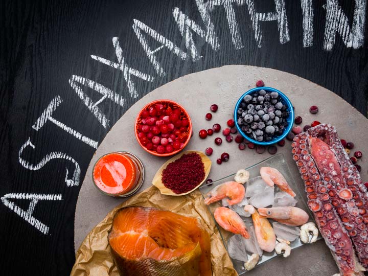 Food Sources of Astaxanthin Astaxanthin can be found in seafood or taken as a supplement.